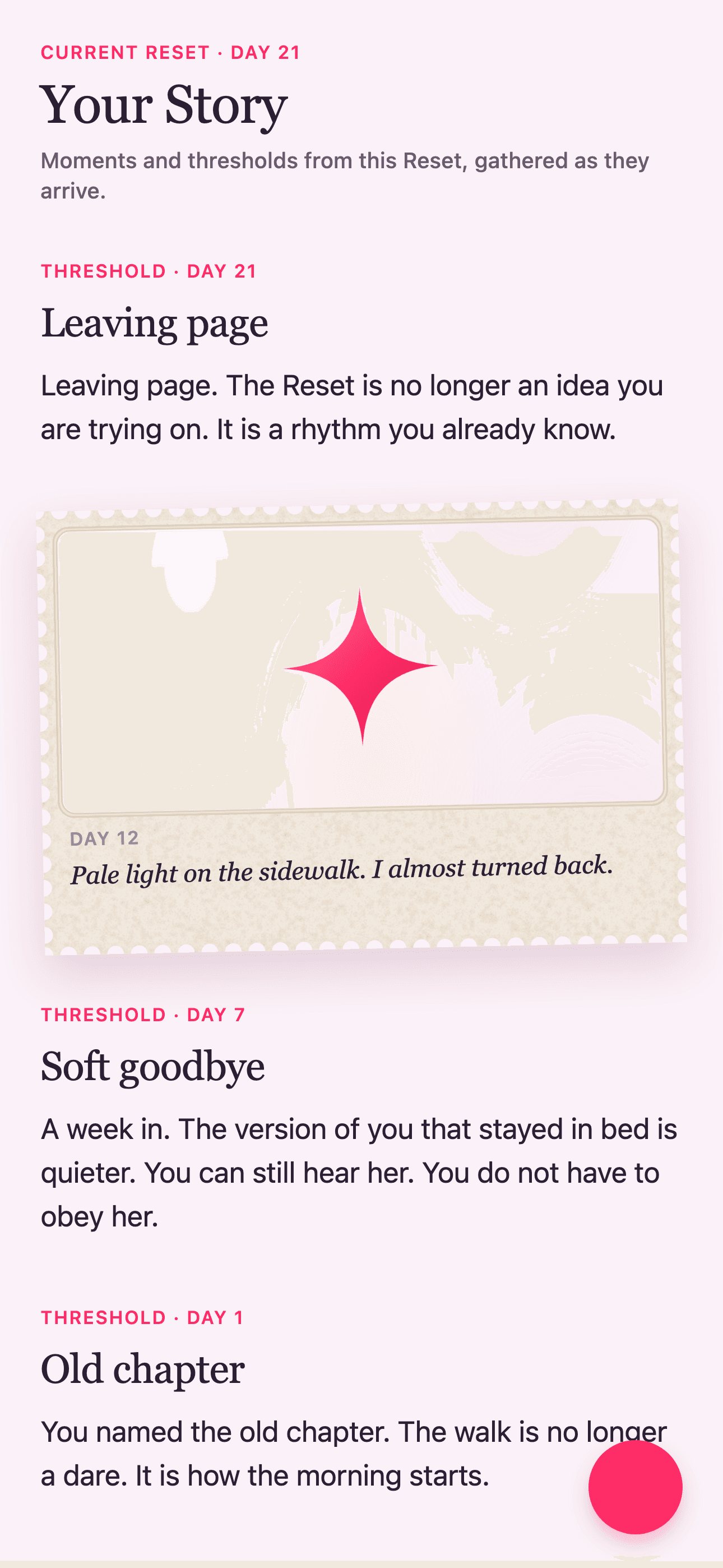 Kaira’s Story scrapbook.